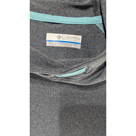 Columbia Womens PFG Tamiami Heather Knit HoodieSz XL Performance Fishing Gear - Picture 6 of 9